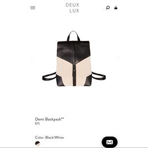 💥SOLD💥 NWT Deux Lux Demi Backpack 🎒